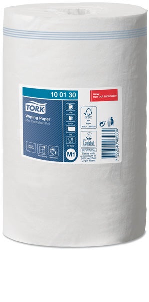 Produktbild - 55592 - Torkrulle 1-lager till hållare M1 21,5cmx120m