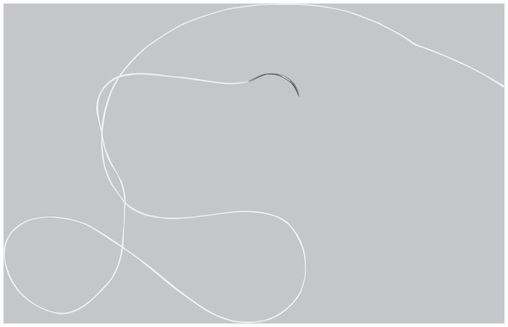 Produktbild - VF000150048 - FIBERWIRE® #2-0 BRAIDED POLYBLEND SUTURE, BLUE, WITH TAPERED POINT NEE