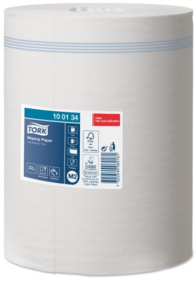 Produktbild - 43103 - Torkrulle 1-lager till hållare Tork M2 24,5cmx275m