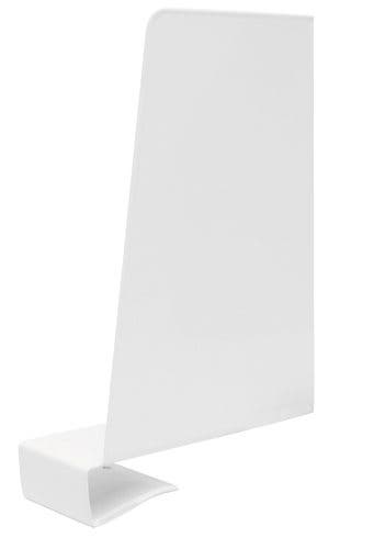 Produktbild - 73447 - Bokstöd plåt med klämma vänster om stödet 20cm