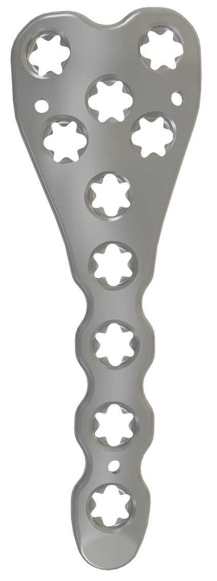 Produktbild - VF000187214 - EVOS 3.5MM P/A M-P TIBIA PL 4H L 75MM Platta, anatomisk