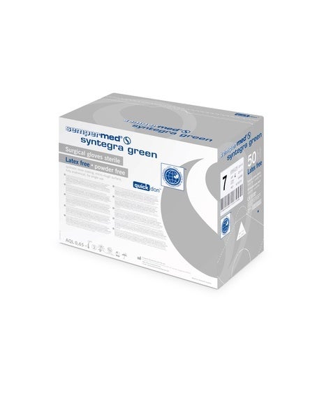 Produktbild - VF000185857 - Operationshandskar underhandske polyisopren grön strl 5,5