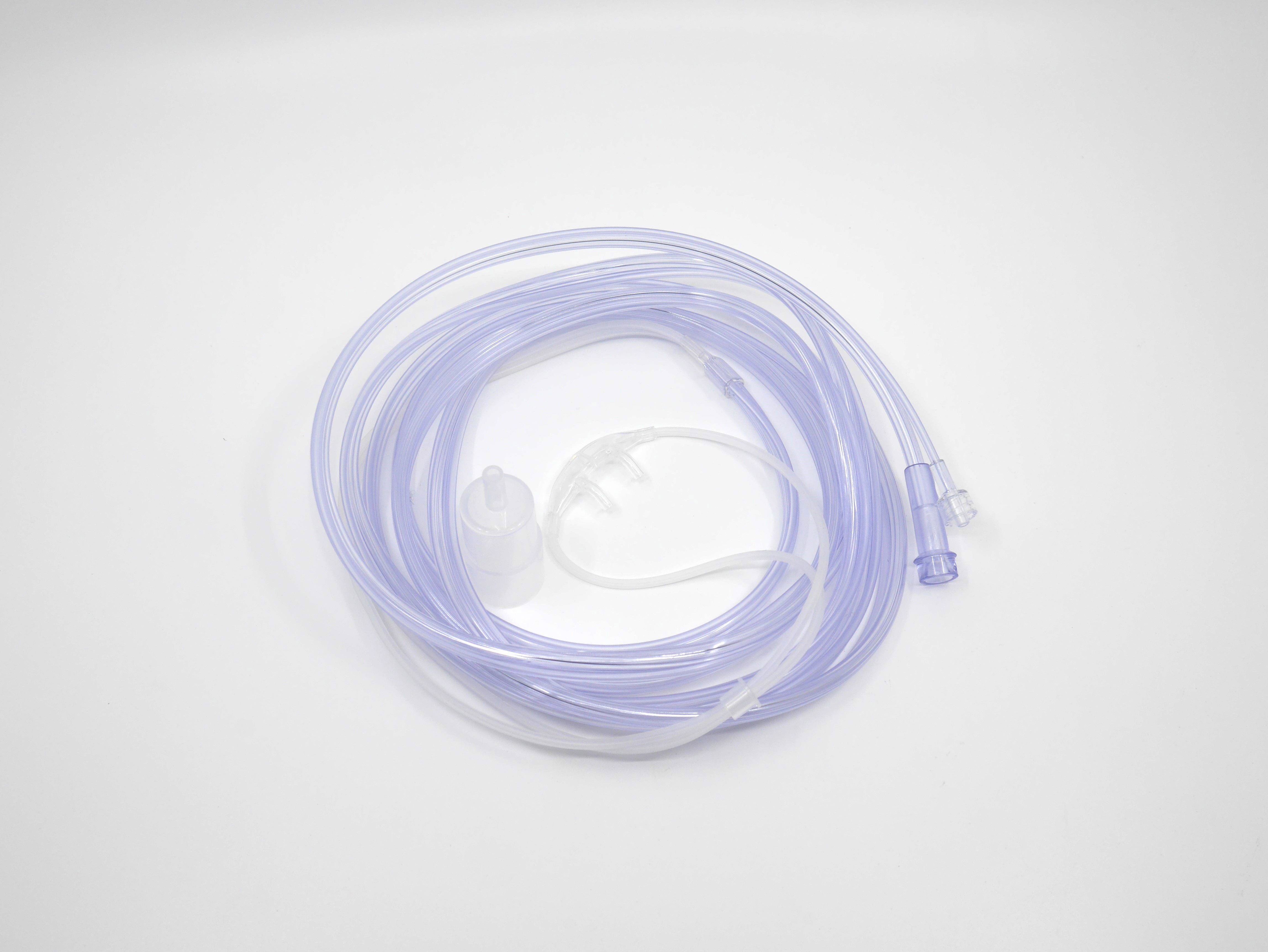 Produktbild - VF7000107 - Syrgasgrimma nasal för CO2-mätning mjuk med vägg luer hona vuxen, 3m