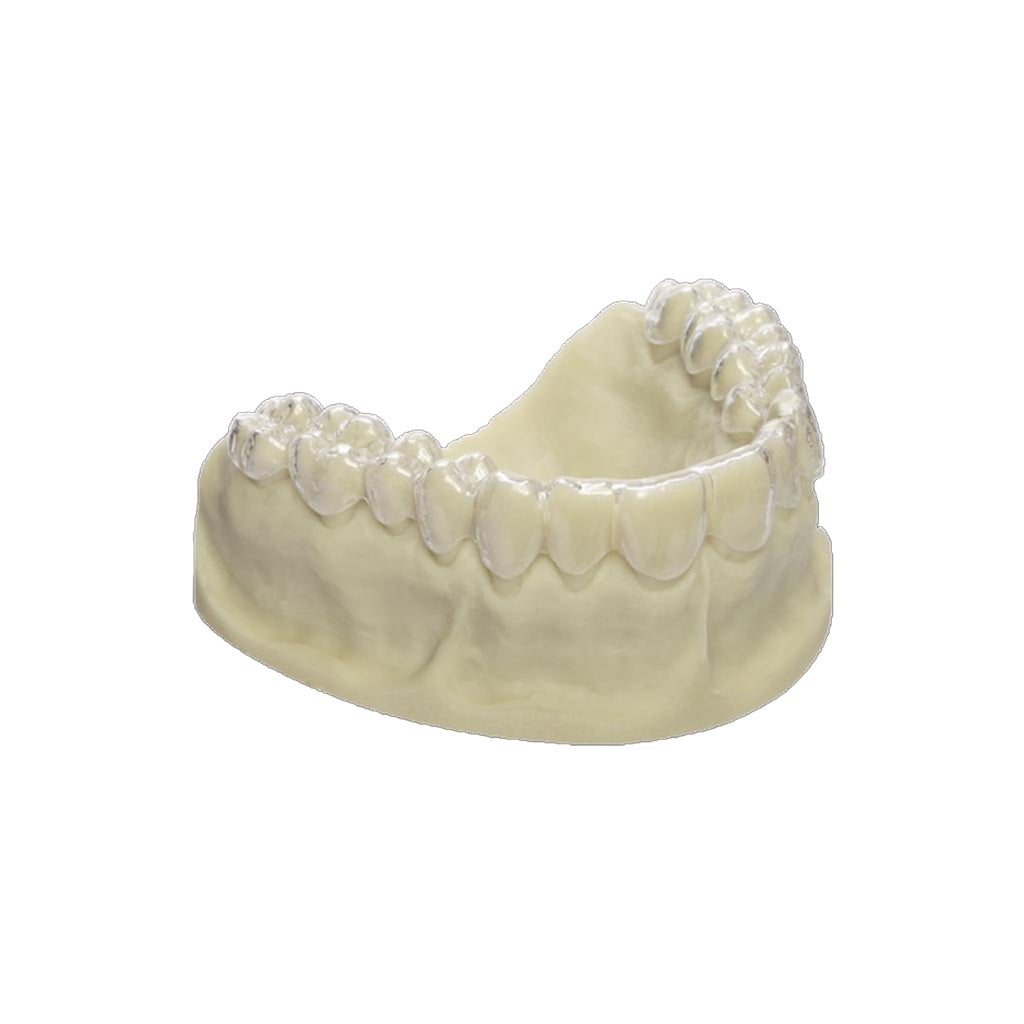 Produktbild - VF000140190 - Termoplastiskt ark för bettskenor fyrkantig 125x1mm