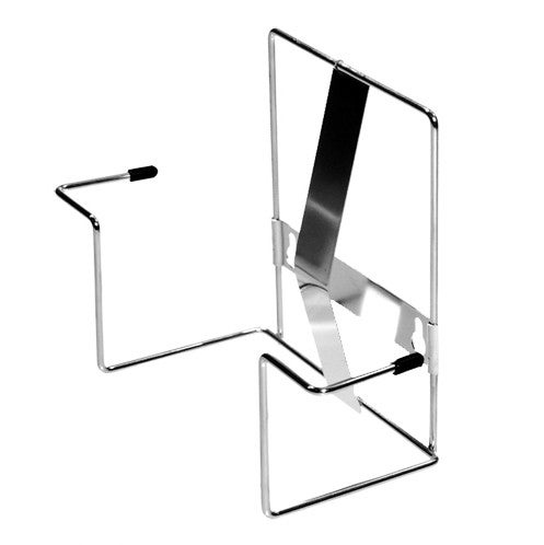 Produktbild - VF000176794 - Hållare rostfri utan sidokanter för undersökningshandskar 1 låda för upphangning på vägg