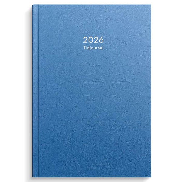 Produktbild - 65756 - Almanacka tidbokningskalender 2026 1 dag/sida kvartindelning kl 8-20 180x265mm