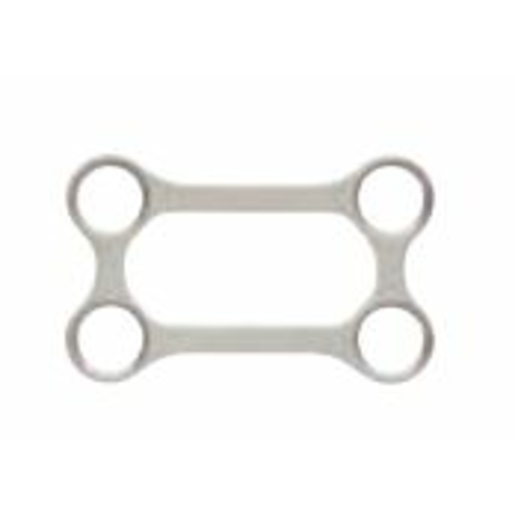 Produktbild - VF000121489 - MATMIDF FRAME-PL 4HO 5X10 T0.4 TI