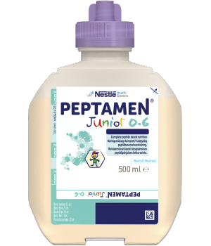Produktbild - VF000165940 - Peptamen Junior 0.6 sondnäring för barn 60kcal/100ml 500ml 12-pack