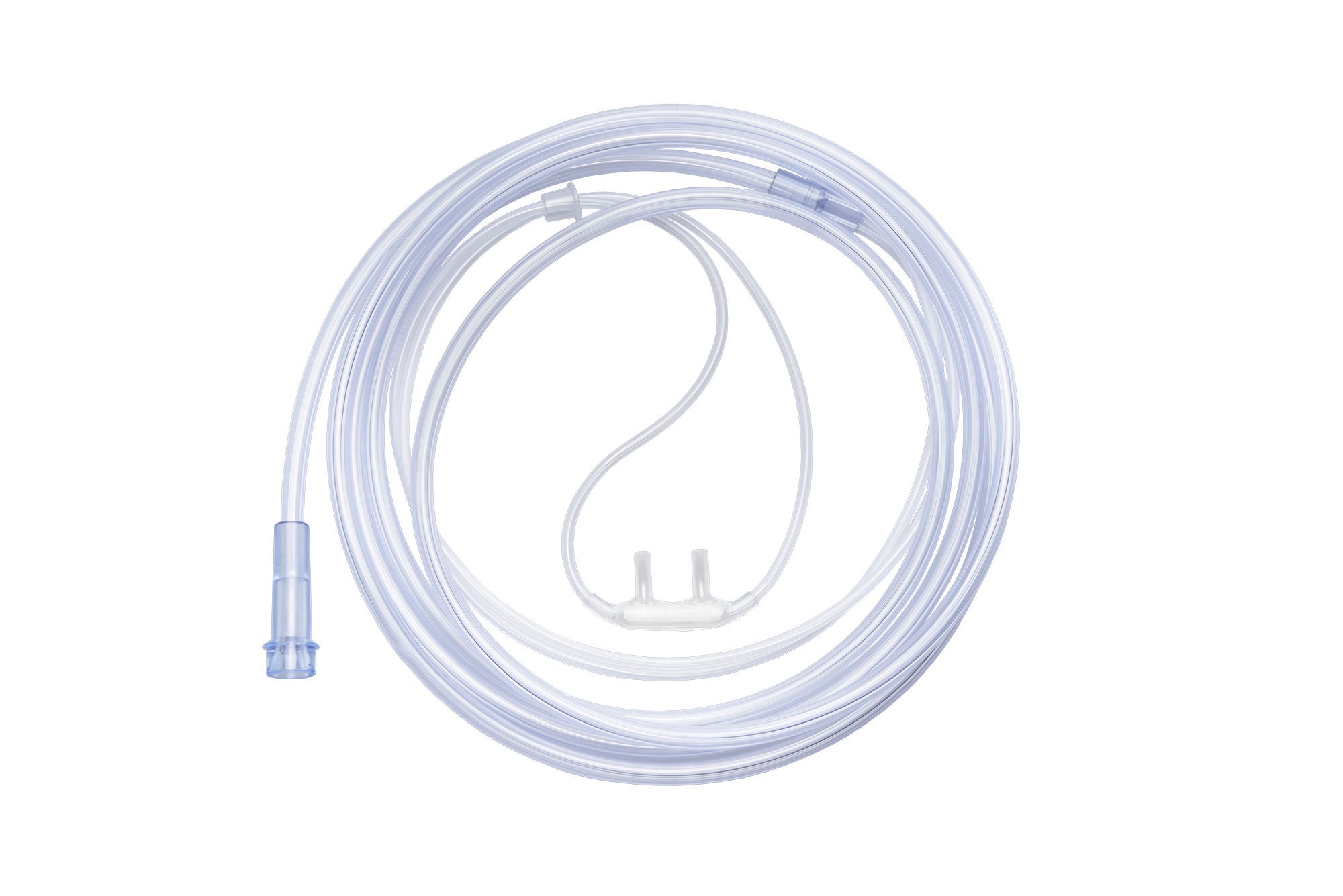 Produktbild - VF7000095 - Syrgasgrimma mjuk med böjda näskanyler och slang vuxen 2,1m