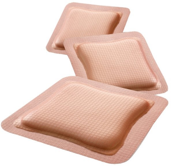 Produktbild - 45689 - Polyuretanskumförband med häftkant 12,5x12,5cm