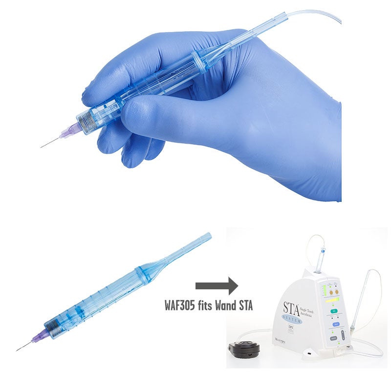 Produktbild - VF000174864 - Handstycke och kanyl stickskyddad 30G 1/2" 40