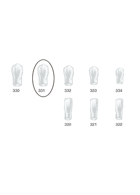 Produktbild - VF000175116 - Kronformar anterior nr 331 refill till pos 3 5-pack