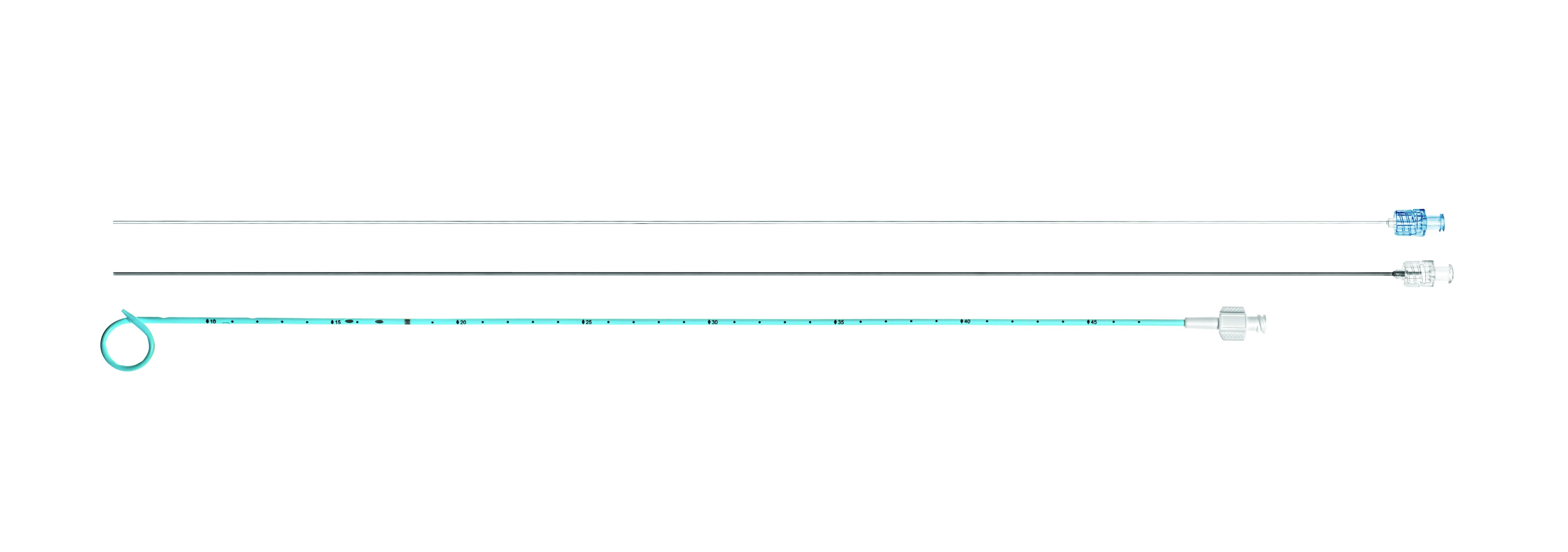 Produktbild - VF000154463 - PTC-kateter M-Drain med trådlås 12Fr 40cm