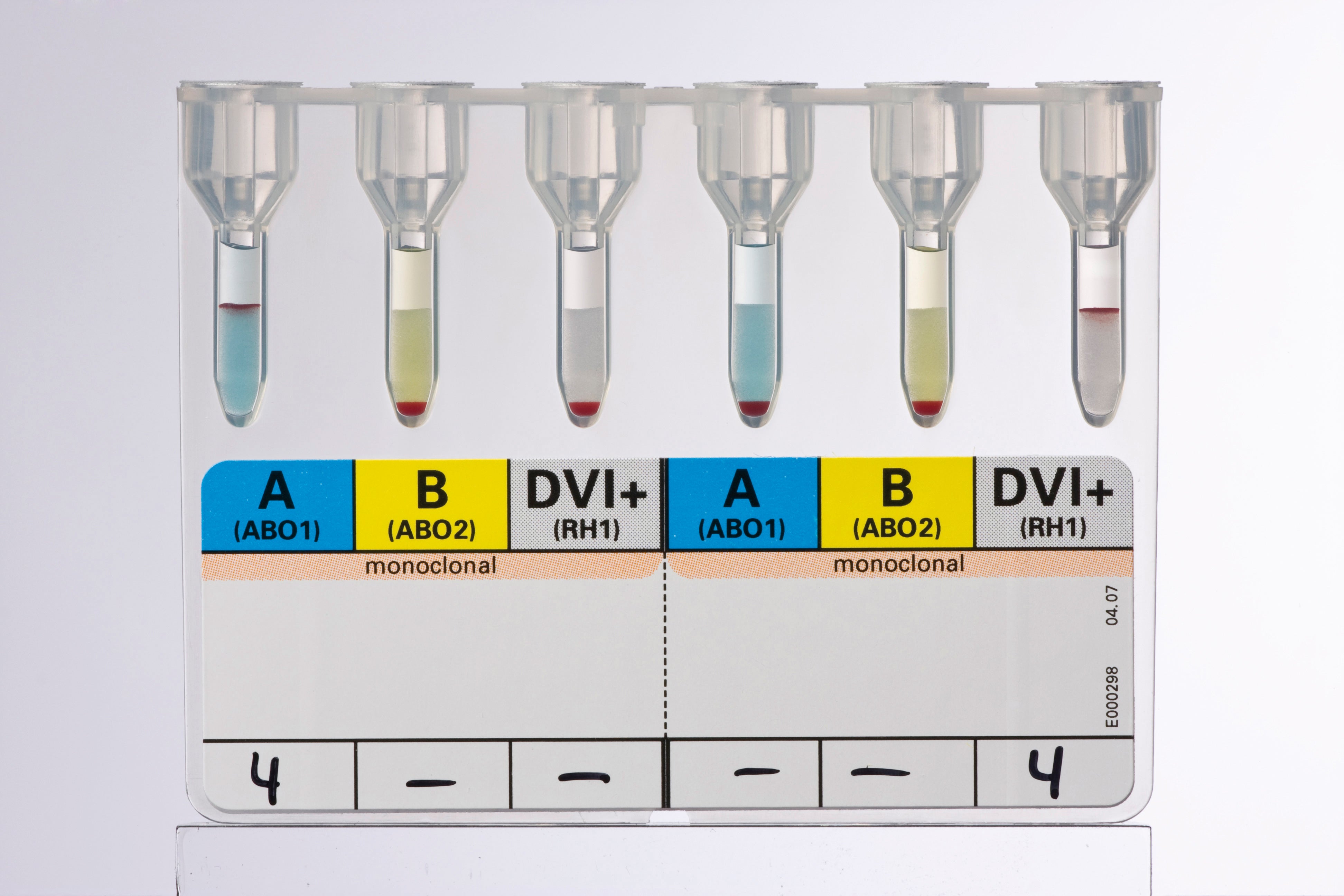 Produktbild - VF000078402 - Blodgruppskontroll test ABD conf donatorer