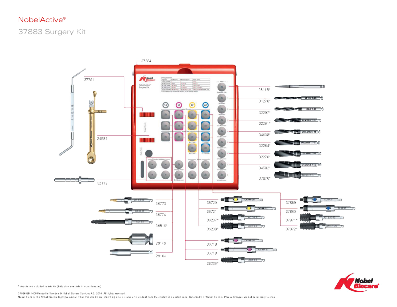 Produktbild - VF000180548 - Väggkarta NobelActive