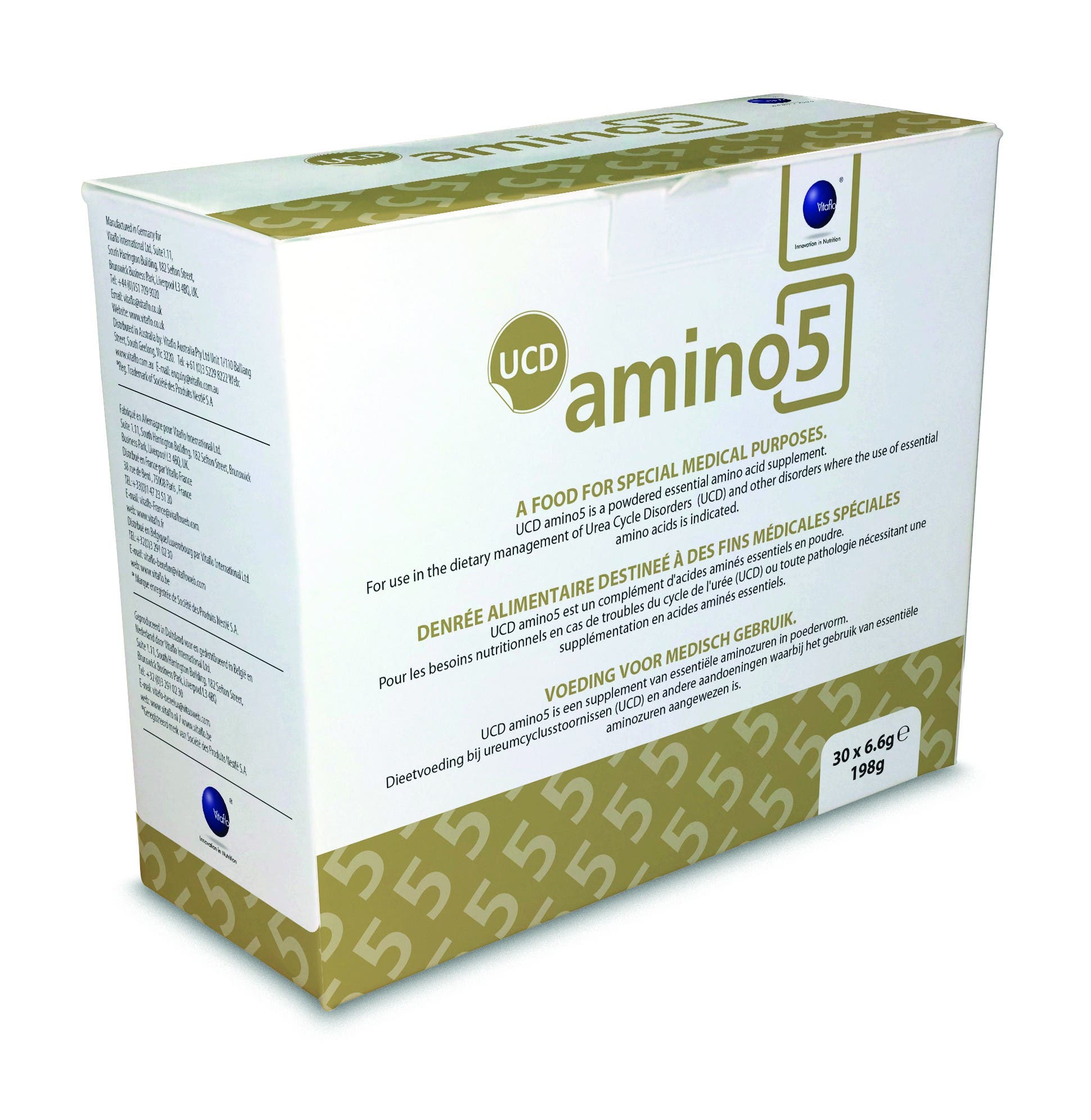 Produktbild - VF000165926 - UCD AMINO 5 kosttillägg 30x6,6g