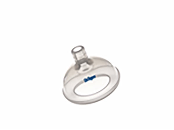 Produktbild - 61754 - Narkosmask rund helgjuten silikon flergångsbruk autoklaverbar prematur/spädbarn strl 0