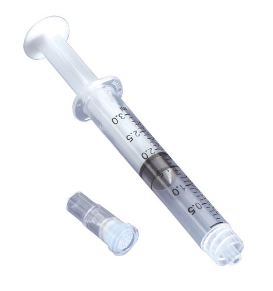 Produktbild - 40668 - Blodgasspruta hepariniserad luer-lock med filter för blodfri luftning 3ml