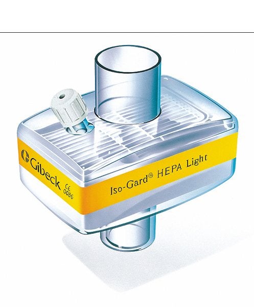 Produktbild - 49493 - Apparatfilter HEPA bakterie/virus rak med port M22/F15-F22/M15