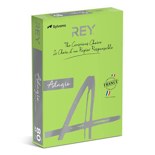 Produktbild - 64644 - Kopieringspapper ohålat vårgrön A4 80g