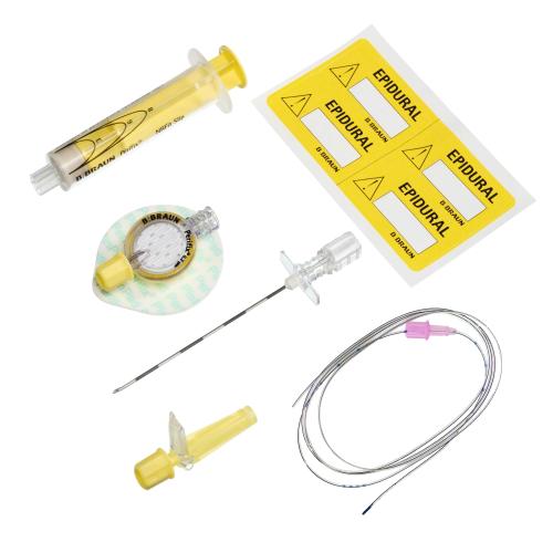 Produktbild - VF000185712 - Epiduralset NRFit med Touhynål kateter och filter 16G 80mm 10-pack