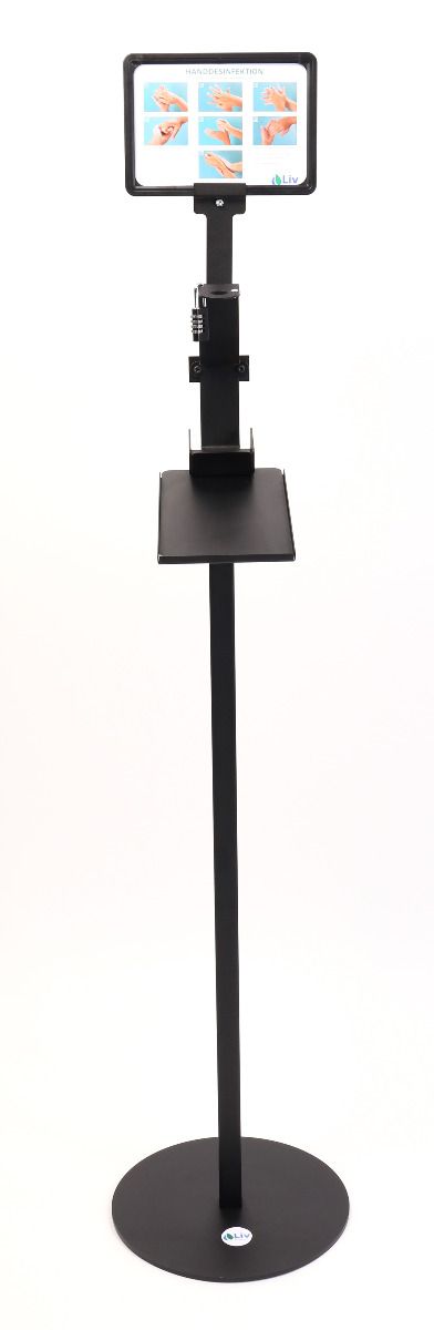 Produktbild - VF000112014 - Golvstativ för handdesinfektionsmedel 600ml