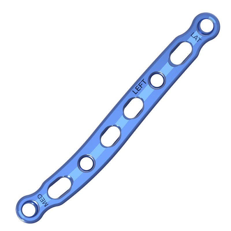Produktbild - VF000193113 - Platta medial/diafysär clavikel vänster smal 8 hål längd 70-125mm