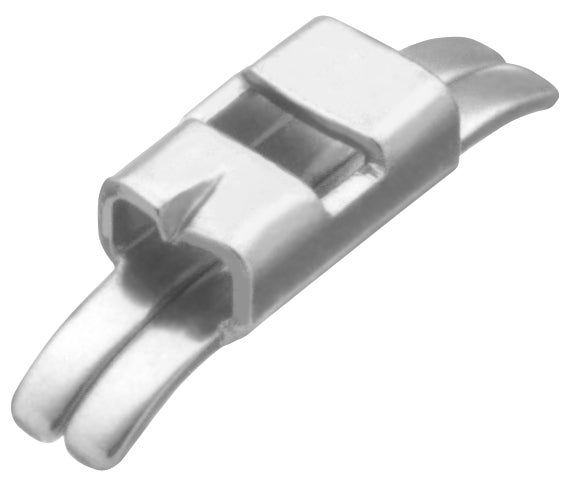 Produktbild - VF000140819 - Dubbel lingualtub gjuten horisontell för överkäke med EOD-rör med fönsterlås 0,036x0,072"