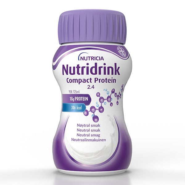Produktbild - 64139 - Nutridrink Compact Protein kosttillägg protein neutral 240kcal/100ml 125ml