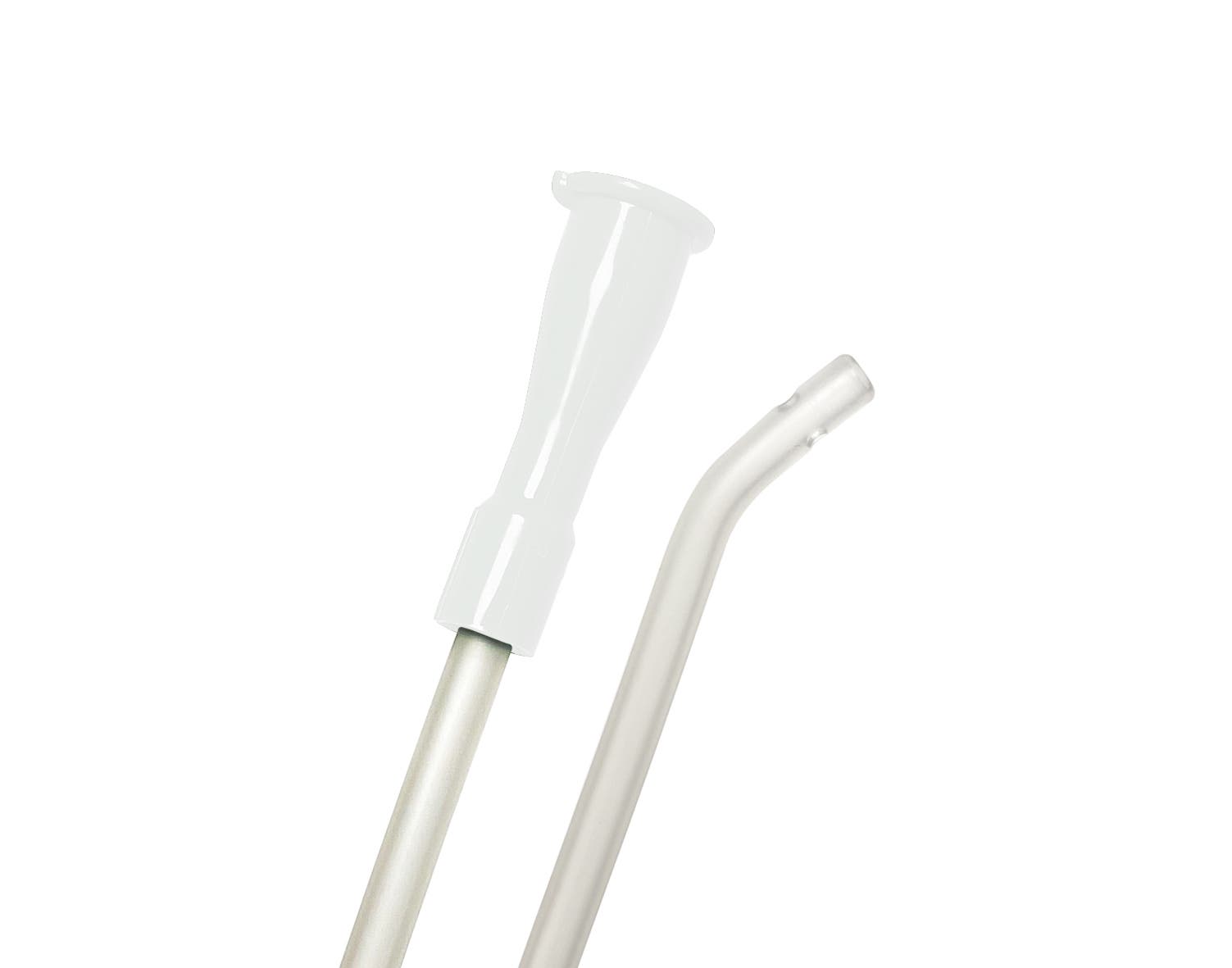 Produktbild 2 - 70572 - Sugkateter böjd Mülly Coudé med ändhål och sidohål vit Ch 12 53cm