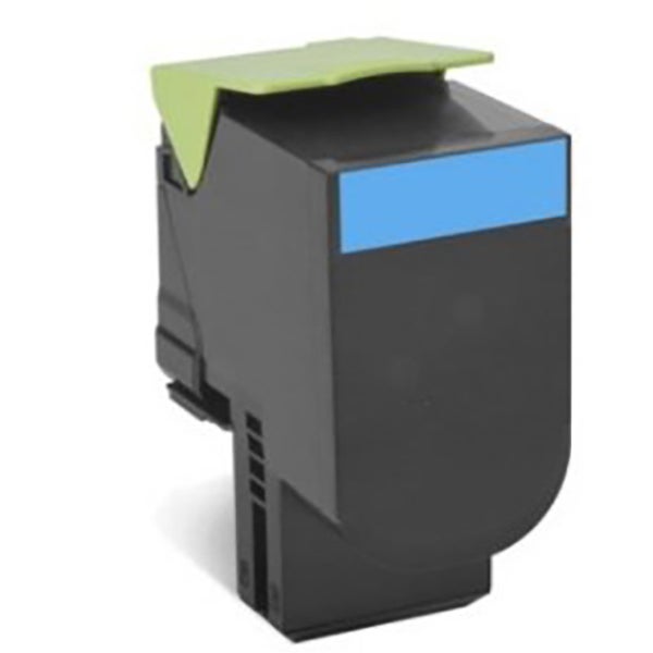 Produktbild 1 - 64496 - Toner till Lexmark 702HC skrivare 3000 sidor CS310 CS410 CS510 cyan