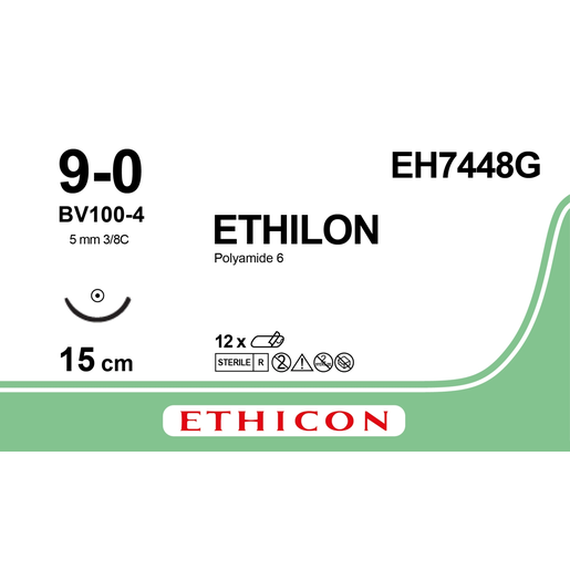 Produktbild - VF000149817 - ETHILON 9-0 BV-4 15CM