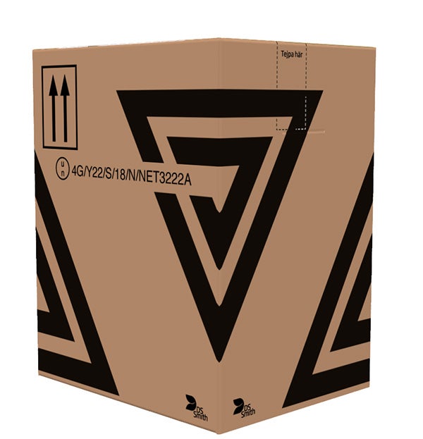 Produktbild - 84960 - Kartong för sekretessavfall utan sopsäck 338x270x420mm