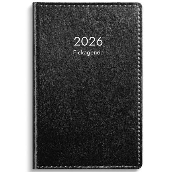 Produktbild - 65755 - Almanacka fickagenda 2026 1 vecka/uppslag 82x127mm