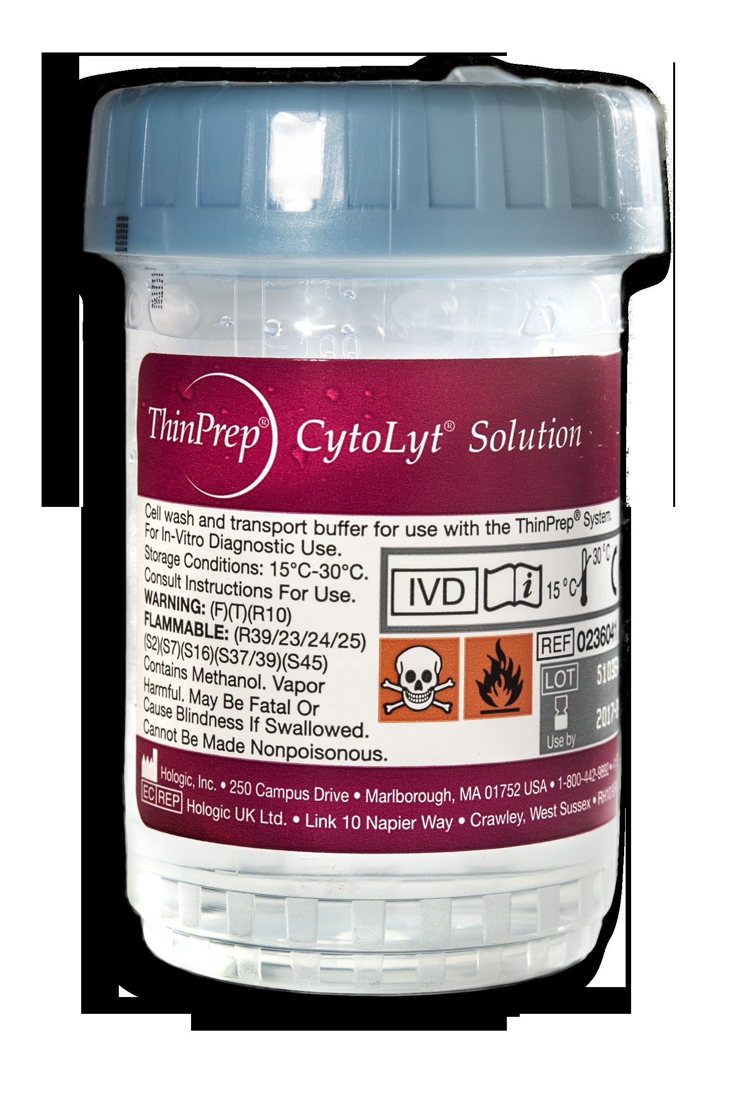 Produktbild - VF000193326 - Provburk 120ml förfylld med 30ml konserveringslösning för cytologi