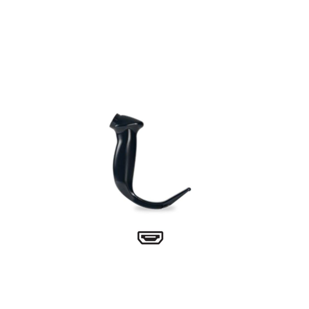 Produktbild - VF000185191 - Laryngoskopblad lågprofil nr 3 till videolaryngoskop Glidescope Spectrum engångsbruk 10-pack