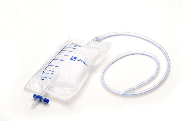 Produktbild - VF000184326 - Uppsamlingspåse tömbar med slang 600ml 90cm