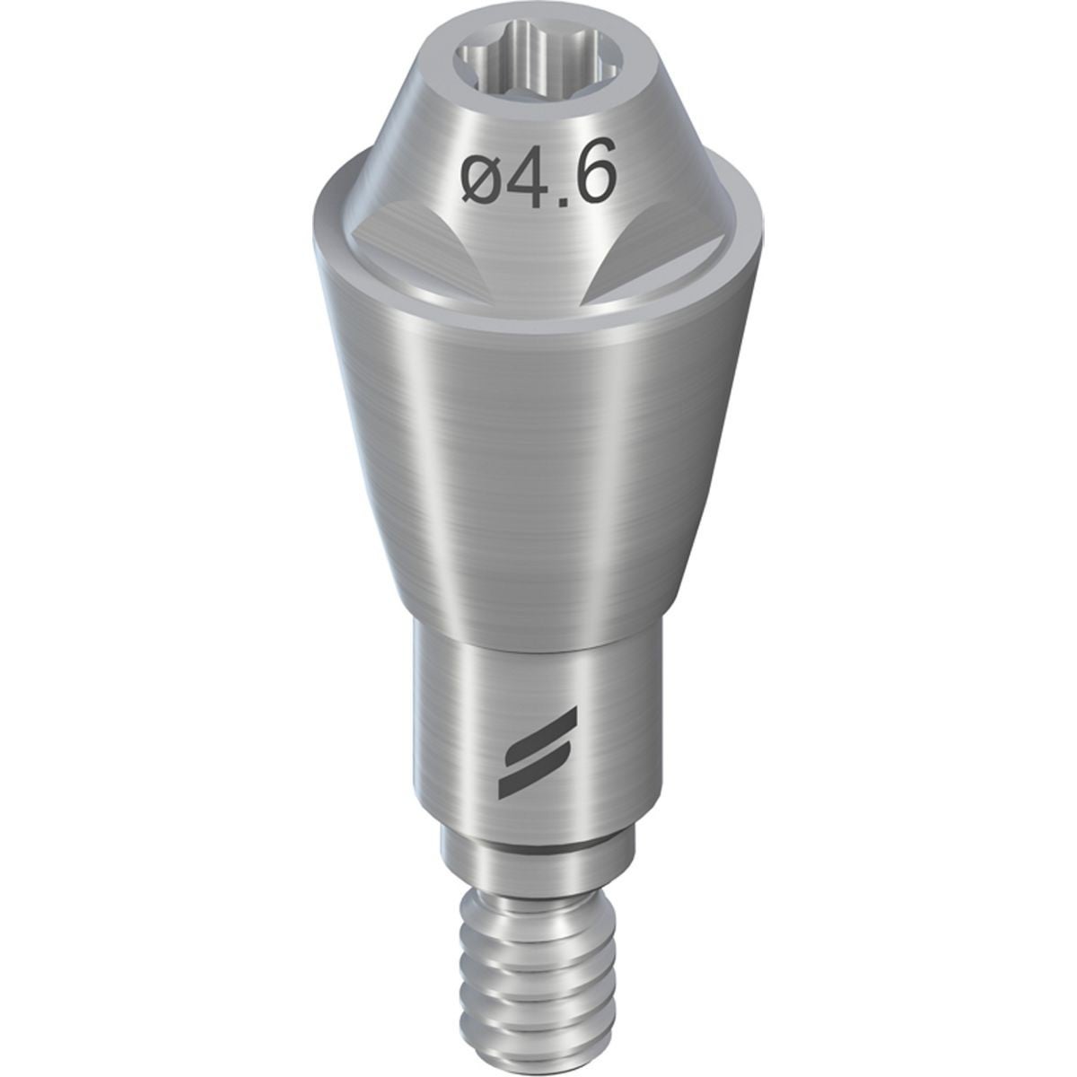 Produktbild - VF000179031 - Skruvretinerad distans RC steril 4,6mm gingivahöjd 3,5mm 0°