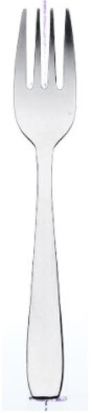 Produktbild - 60034 - Matgaffel kromstål 18,5cm