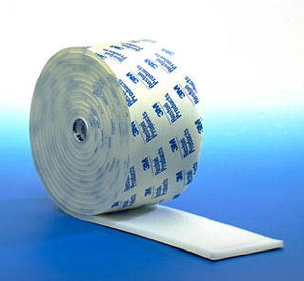 Produktbild - 63284 - Tryckavlastande platta självhäftande polyuretanskum 10x457x0,5cm