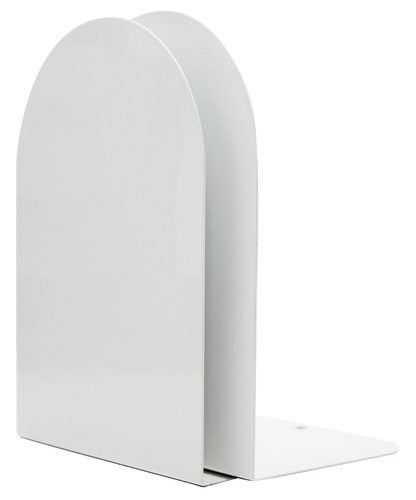 Produktbild - 55969 - Bokstöd vinkel plåt vit höjd 20cm 2-pack