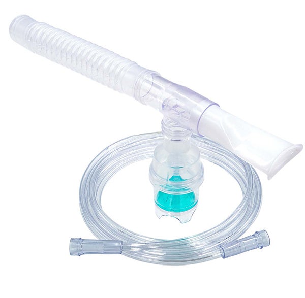 Produktbild - 61719 - Nebulisator med munstycke slang T-stycke kammare och reservoarslang