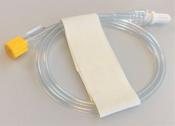 Produktbild - 59387 - Tryckmätningsslang förlängning tryckresistent transparent hane/hona 100cm