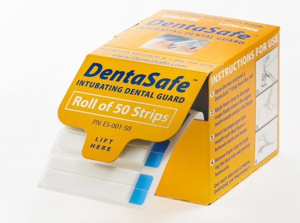 Produktbild - 59304 - Tandskyddsremsa självhäftande till laryngoskopblad 50st/rulle