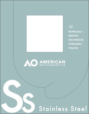 Produktbild - VF000138406 - Bågtråd rak multiphase krom-kobolt 0.016x0.022" längd 14" 10-pack