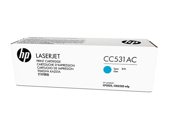Produktbild - 64501 - Toner till HP skrivare 2800 sidor Colorsphere cyan