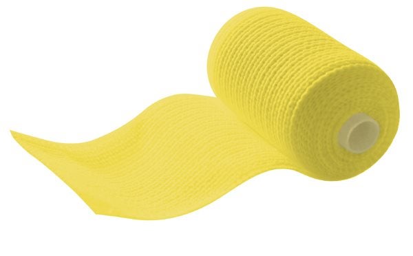 Produktbild - 59169 - Syntetiskt hårt gips polyester gul 7,5cmx3,6m