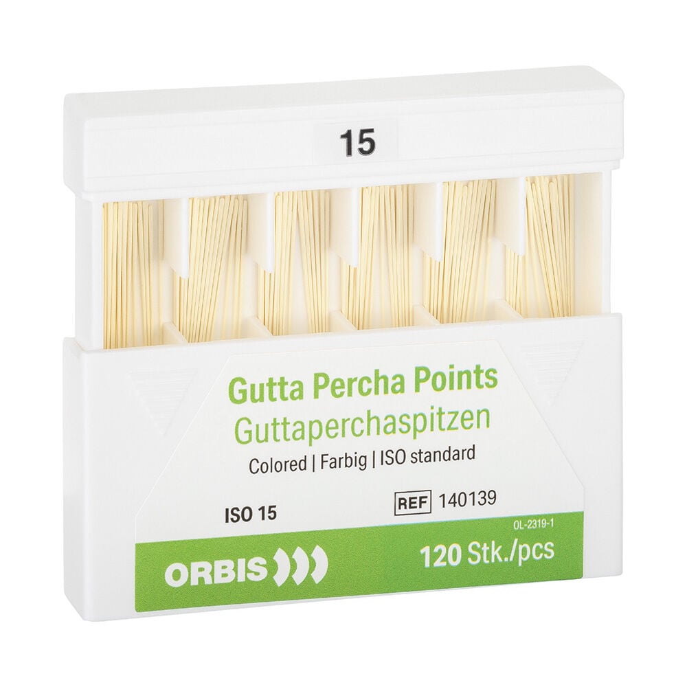 Produktbild - VF000185005 - Guttaperkaspets centralpoint nr 15 120-pack