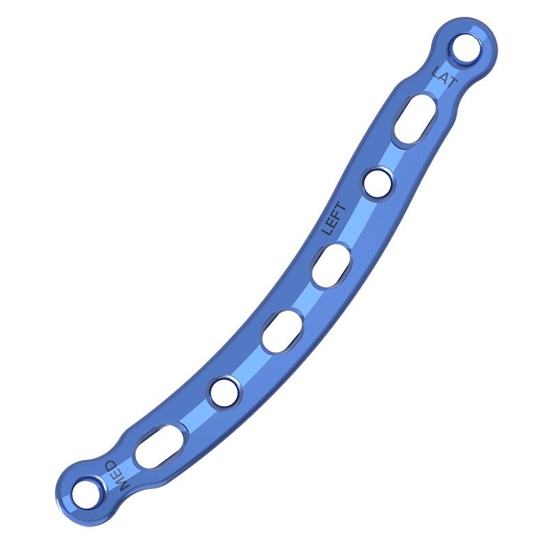 Produktbild - VF000193117 - Platta låg profil clavikel medial/diafysär vänster 8 hål längd 70-125mm