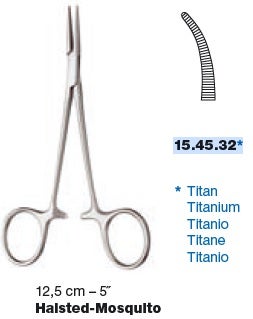 Produktbild - VF000177233 - TI HALSTED MOSQUITO FCPS 12.5CM CVD
